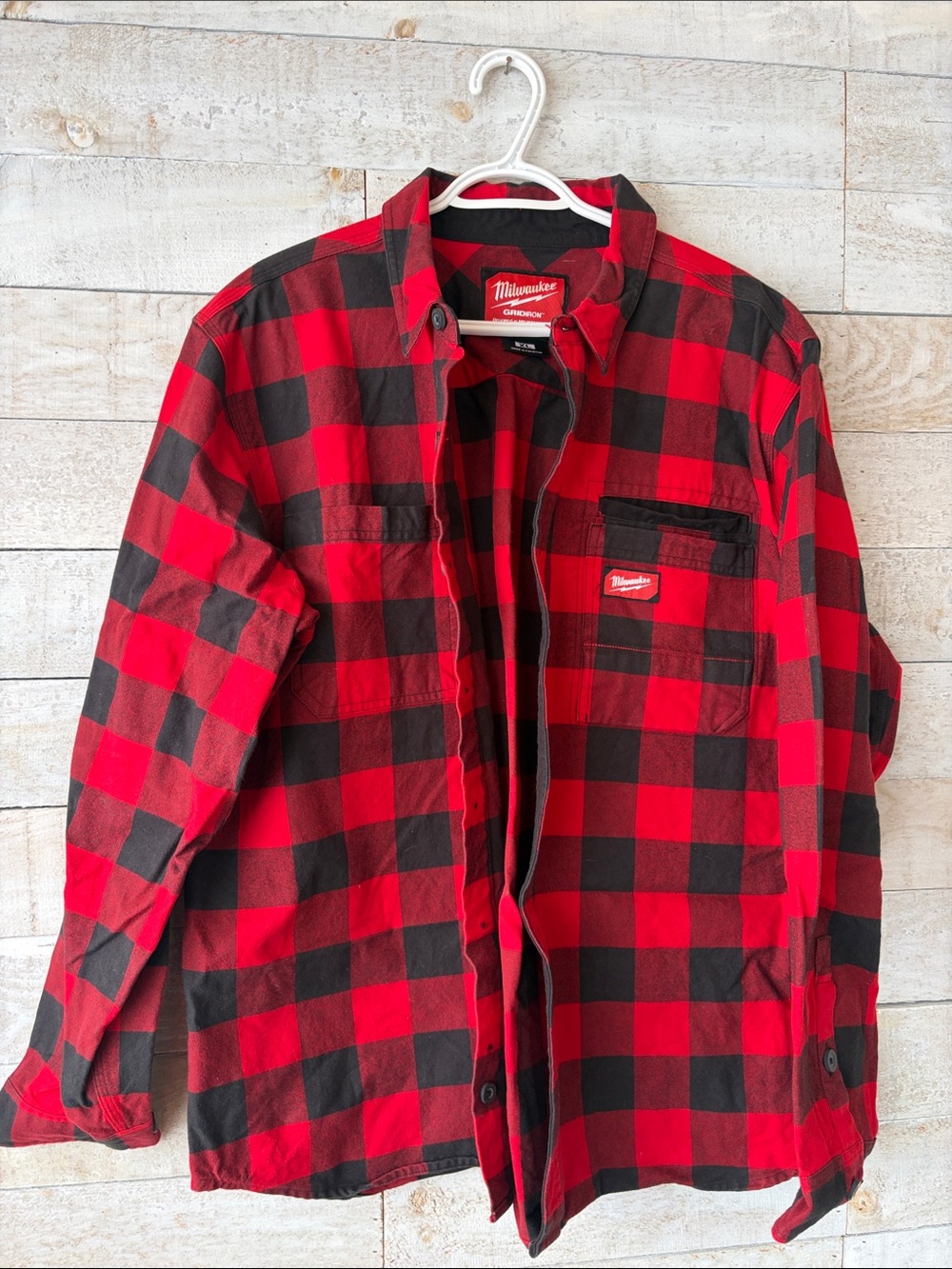 NWOT Milwaukee Gridiron Buffalo Plaid shirt